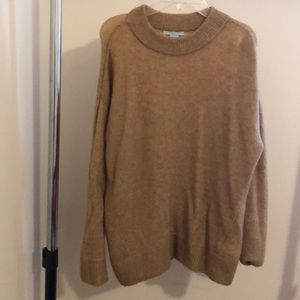 Autumn chic beige sweater